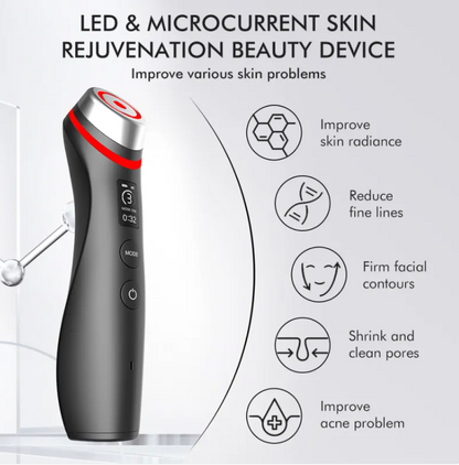 Veloura Radiance Wand — LED & Vibration Beauty Device