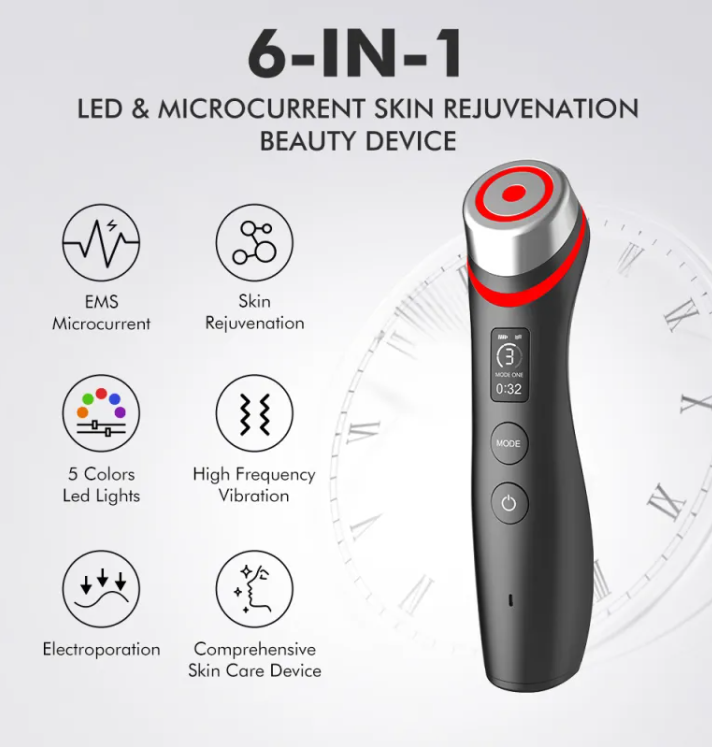 Veloura Radiance Wand — LED & Vibration Beauty Device