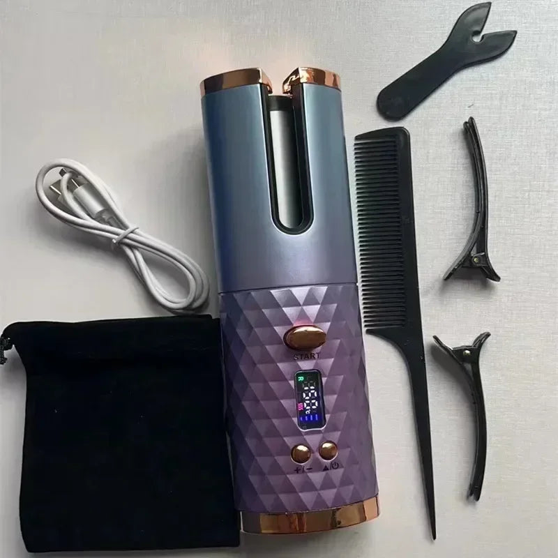 Veloura Wireless Auto Hair Curler