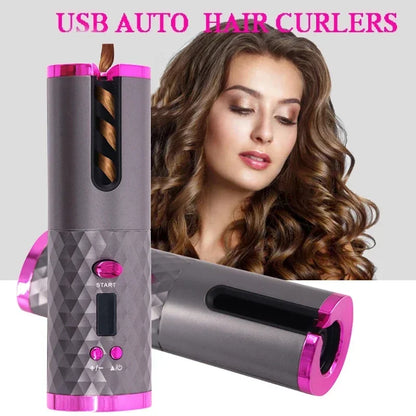 Veloura Wireless Auto Hair Curler