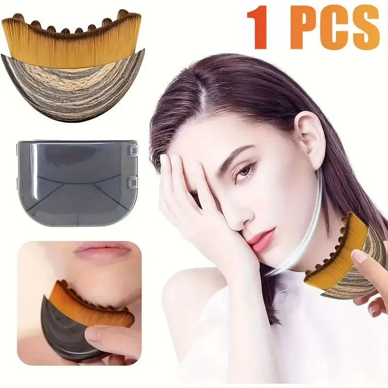 Veloura Sculpting Lymphatic Face Contour Brush