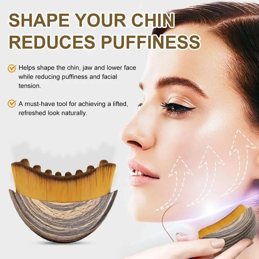 Veloura Sculpting Lymphatic Face Contour Brush