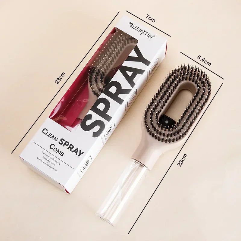 Veloura 2-in-1 Spray Detangling Brush