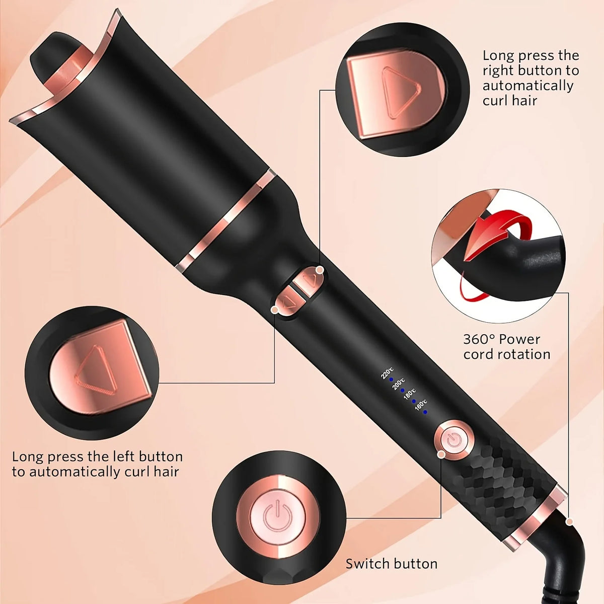 Veloura Automatic Hair Curler