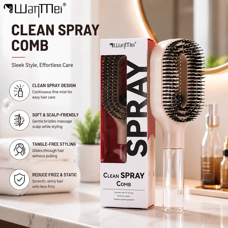 Veloura 2-in-1 Spray Detangling Brush