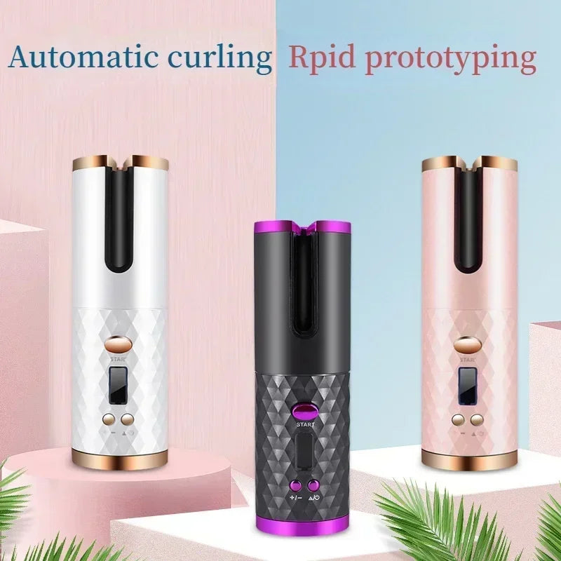 Veloura Wireless Auto Hair Curler