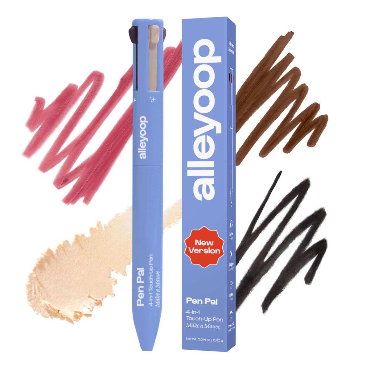 Alleyoop Pen Pal Touch-Up 4-in-1 Makeup Pen